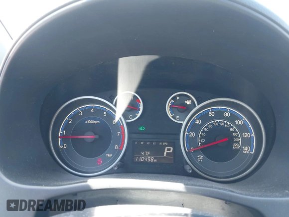 2012 Suzuki SX4 Crossover with VIN JS2YB5A36C6300510, listed as a IAAI auction lot 42140760 with 110,498 mi miles and . Bid and sale history available at carsss.com. Image 7.
