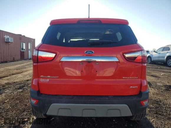2019 Ford EcoSport Titanium with VIN MAJ6S3KL0KC302781, listed as a Copart auction lot 50146595 with 70,863 mi miles and Salvage Title. Bid and sale history available at DreamBid. Image 6.