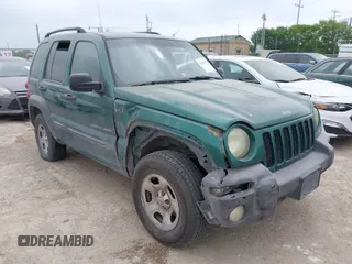 2003 Jeep Liberty Sport with VIN 1J4GL48K13W734113, listed as a IAAI auction lot 41915971 with 206,932 mi miles. Bid and sale history available at carsss.com. Image 1.