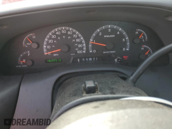 2002 Ford F-150 with VIN 2FTRF08292CA22313, listed as a Copart auction lot 46570775 with 162,051 mi miles and Salvage title. Bid and sale history available at DreamBid. Image 9.
