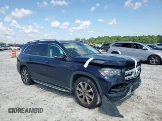 2020 Mercedes-Benz GLS 450 with VIN 4JGFF5KE5LA107988, listed as a Copart auction lot 57604354 with 35,378 mi miles and Salvage Title. Bid and sale history available at DreamBid. Image 12.