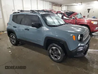 2017 Jeep Renegade Sport with VIN ZACCJBAB1HPG23090, listed as a Copart auction lot 52855115 with 72,821 mi miles and Salvage Title. Bid and sale history available at carsss.com. Image 4.