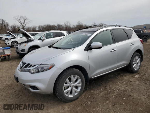 2011 Nissan Murano SV z VIN JN8AZ1MWXBW179621, wystawiony jako Copart lot #51693005 z przebiegiem 60 782 mil mil oraz Szkoda całkowita • Salvage title. Historia ofert i sprzedaży dostępna na DreamBid. Obrazek 1.