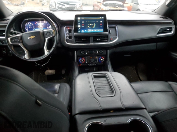 2022 Chevrolet Tahoe LT with VIN 1GNSKNKD0NR161796, listed as a Copart auction lot 42320075 with 84,387 mi miles and Salvage title. Bid and sale history available at DreamBid. Image 8.