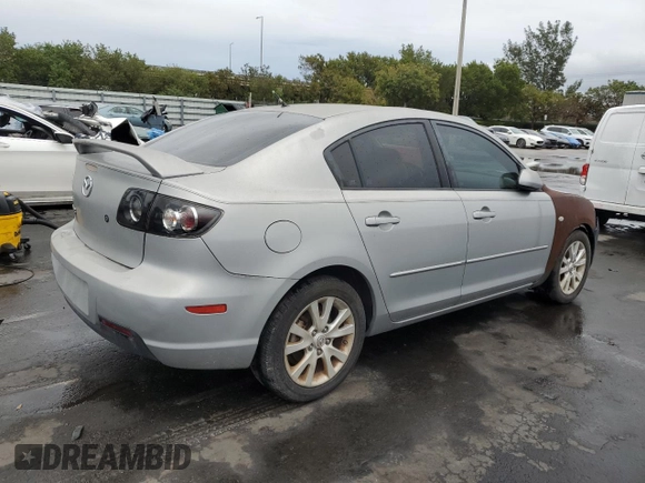 2008 Mazda 3 i Sport with VIN JM1BK12F181834357, listed as a Copart auction lot 46670165 with 52,411 mi miles and Clean Title. Bid and sale history available at DreamBid. Image 3.