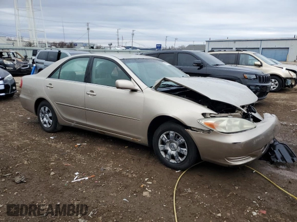 2004 Toyota Camry LE with VIN 4T1BE32K94U343233, listed as a Copart auction lot 50974595 with Not Provided miles and Salvage Title. Bid and sale history available at DreamBid. Image 4.