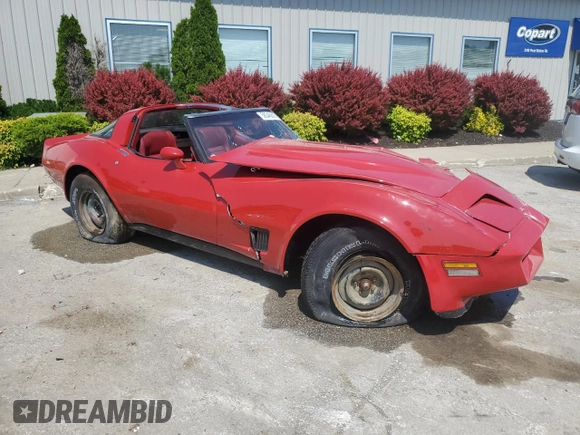 1982 Chevrolet Corvette z VIN 1G1AY8784C5122853, wystawiony jako Copart lot #58346605 z przebiegiem 69 994 mil mil oraz Szkoda całkowita • Salvage title. Historia ofert i sprzedaży dostępna na DreamBid. Obrazek 4.