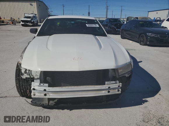 2011 Ford Mustang V6 with VIN 1ZVBP8AM9B5155900, listed as a Copart auction lot 50009795 with 81,051 mi miles and Salvage Title. Bid and sale history available at carsss.com. Image 5.