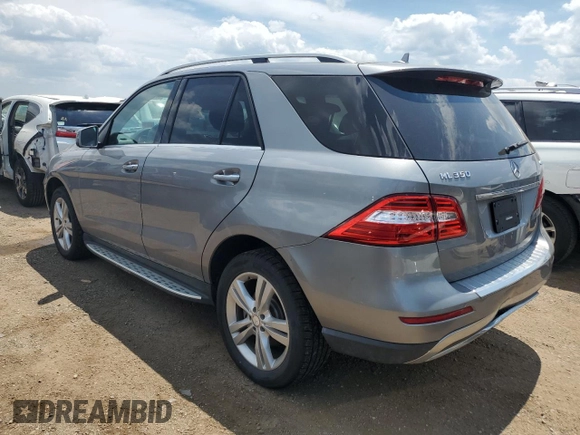 2015 Mercedes-Benz M 350 with VIN 4JGDA5HB3FA612466, listed as a Copart auction lot 63082615 with 74,675 mi miles and Clean title. Bid and sale history available at DreamBid. Image 2.