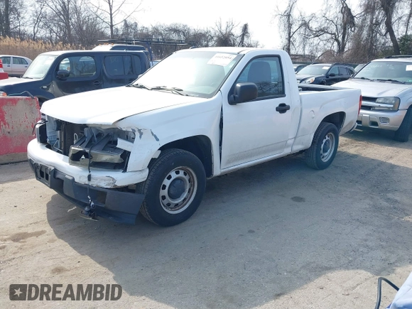2012 Chevrolet Colorado Work Truck with VIN 1GCCSBF96C8164819, listed as a IAAI auction lot 41652054 with 160,637 mi miles. Bid and sale history available at carsss.com. Image 2.