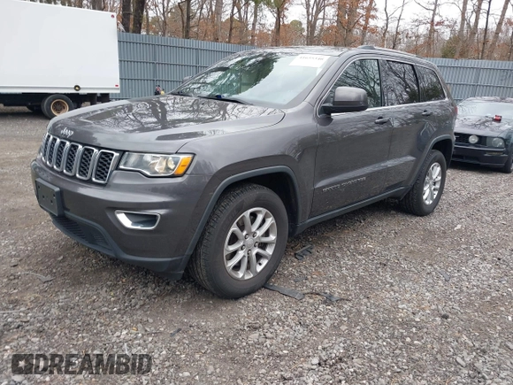 2021 Jeep Grand Cherokee Laredo X with VIN 1C4RJFAG6MC703691, listed as a IAAI auction lot 41655340 with 53,300 mi miles and . Bid and sale history available at DreamBid. Image 17.