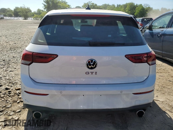 2024 Volkswagen Golf GTI S with VIN WVWGA7CD5RW147878, listed as a Copart auction lot 61032694 with 2,324 mi miles and Salvage Title. Bid and sale history available at carsss.com. Image 6.