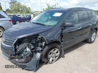 2017 Chevrolet Traverse LS with VIN 1GNKRFKD8HJ202180, listed as a IAAI auction lot 41961285 with 120,910 mi miles. Bid and sale history available at carsss.com. Image 2.