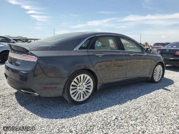 2014 Lincoln MKZ with VIN 3LN6L2G9XER811387, listed as a Copart auction lot 51239415 with 60,738 mi miles and Salvage Title. Bid and sale history available at carsss.com. Image 3.