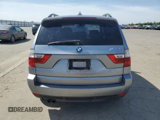 2008 BMW X3 3.0si with VIN WBXPC93458WJ13124, listed as a Copart auction lot 52737205 with 170,634 mi miles and Salvage Title. Bid and sale history available at carsss.com. Image 6.