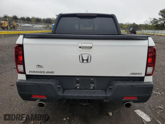 2023 Honda Ridgeline Black Edition with VIN 5FPYK3F85PB048074, listed as a Copart auction lot 55404055 with Not provided miles and Salvage title. Bid and sale history available at DreamBid. Image 6.