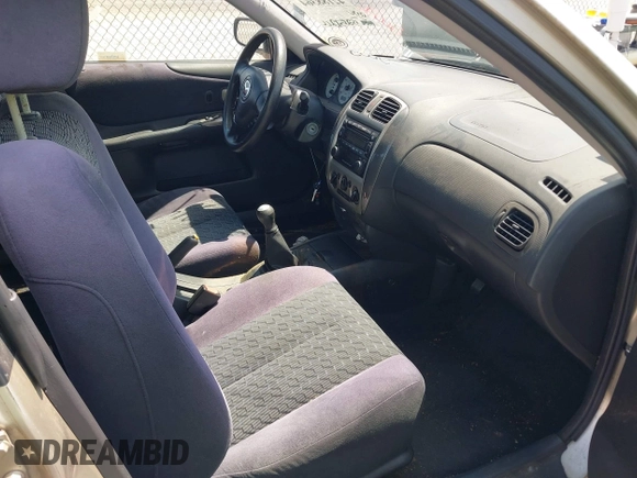 2002 Mazda Protege DX with VIN JM1BJ225820568350, listed as a IAAI auction lot 42188364 with 52,572 mi miles and . Bid and sale history available at DreamBid. Image 5.