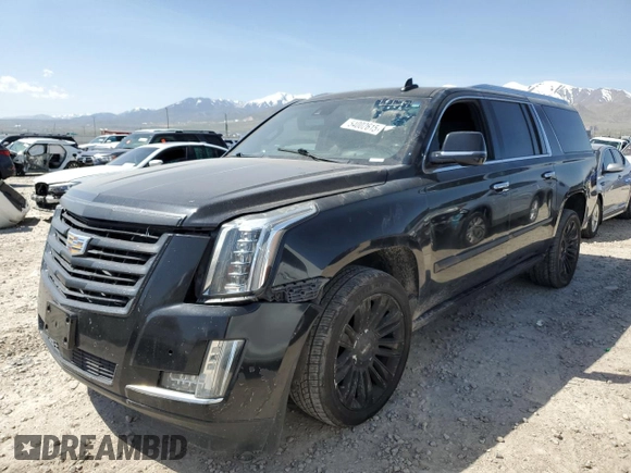 2015 Cadillac Escalade ESV Platinum z VIN 1GYS4UKJ4FR596321, wystawiony jako Copart lot #54002615 z przebiegiem 235 757 mil mil oraz Czysty tytuł • Clean title. Historia ofert i sprzedaży dostępna na DreamBid. Obrazek 1.