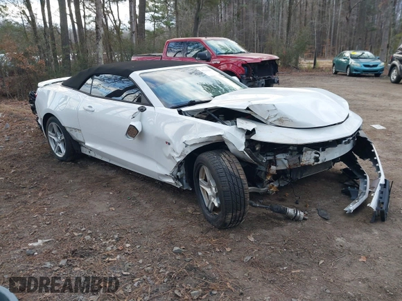 2019 Chevrolet Camaro 1LT with VIN 1G1FB3DXXK0124754, listed as a IAAI auction lot 41169480 with 81,727 mi miles. Bid and sale history available at carsss.com. Image 1.