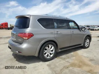 2011 Infiniti QX56 8-passenger with VIN JN8AZ2ND0B9701819, listed as a Copart auction lot 54975635 with 186,584 mi miles and Clean Title. Bid and sale history available at carsss.com. Image 3.