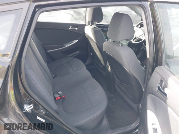 2012 Hyundai Accent SE with VIN KMHCU5AEXCU053645, listed as a IAAI auction lot 41407582 with 118,290 mi miles. Bid and sale history available at carsss.com. Image 8.