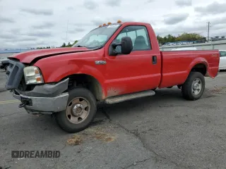 2005 Ford Super Duty F-250 XL with VIN 1FTNF21585EB24568, listed as a Copart auction lot 72561054 with 147,449 mi miles and Salvage Title. Bid and sale history available at carsss.com. Image 1.