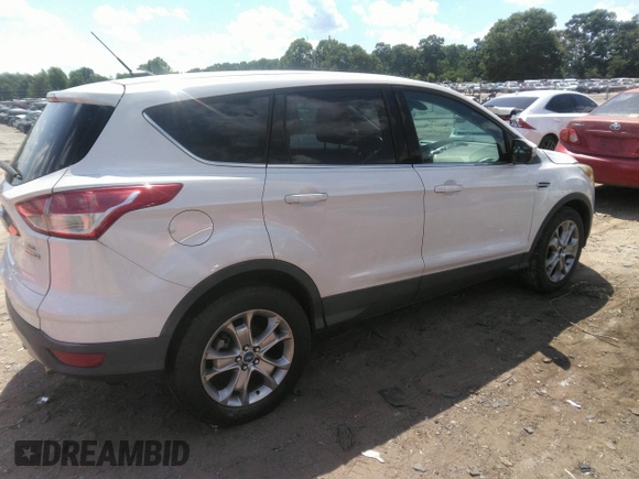 2013 Ford Escape SEL with VIN 1FMCU0HX1DUB63673, listed as a IAAI auction lot 42232003 with 116,230 mi miles and . Bid and sale history available at DreamBid. Image 4.