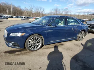 2019 Lincoln Continental Reserve with VIN 1LN6L9NC0K5607462, listed as a Copart auction lot 44191765 with 78,593 mi miles and Salvage Title. Bid and sale history available at DreamBid. Image 1.
