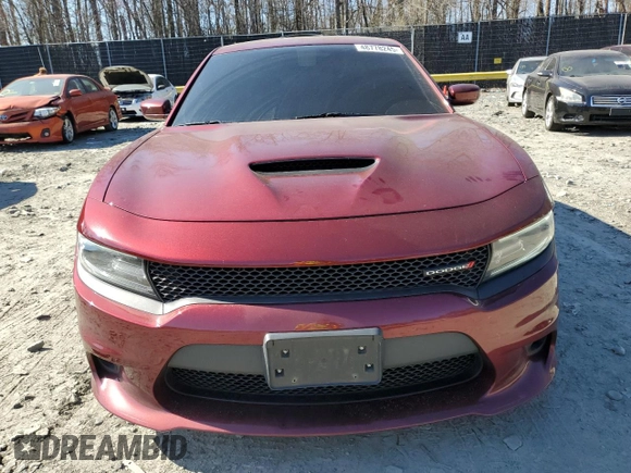 2019 Dodge Charger GT with VIN 2C3CDXHG3KH754458, listed as a Copart auction lot 48778245 with 76,256 mi miles and Salvage Title. Bid and sale history available at DreamBid. Image 5.