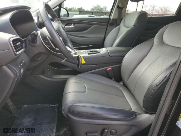 2023 Hyundai Santa Fe SEL with VIN 5NMS34AJ6PH554796, listed as a Copart auction lot 46249715 with 19,595 mi miles and Salvage Title. Bid and sale history available at carsss.com. Image 7.