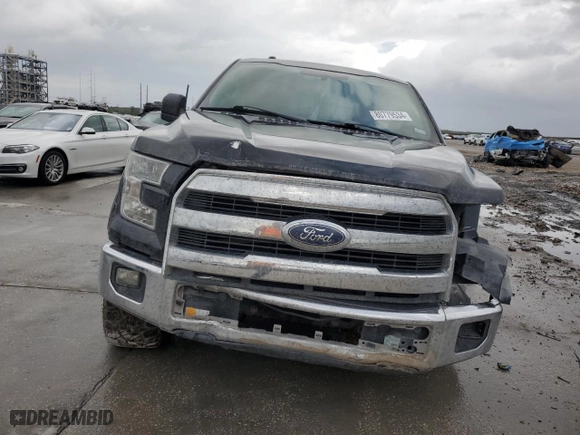2015 Ford F-150 XL with VIN 1FTEW1CF7FKD95172, listed as a Copart auction lot 80779534 with 136,043 mi miles and Salvage Title. Bid and sale history available at carsss.com. Image 5.