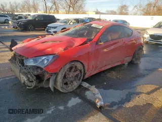 2013 Hyundai Genesis Coupe R-Spec with VIN KMHHT6KD5DU081763, listed as a Copart auction lot 41408905 with Not provided miles and Salvage title. Bid and sale history available at DreamBid. Image 1.