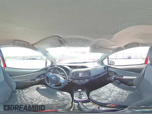 2015 Toyota Yaris L with VIN VNKJTUD34FA022097, listed as a Copart auction lot 53857825 with 106,680 mi miles and Salvage title. Bid and sale history available at DreamBid. Image 14.