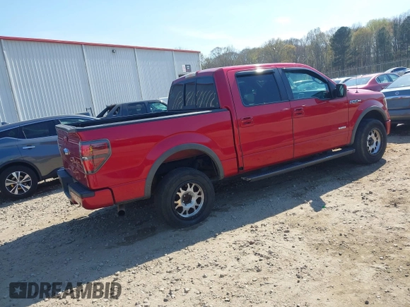2011 Ford F-150 XLT with VIN 1FTFW1ET5BFC55566, listed as a IAAI auction lot 41896825 with 287,297 mi miles. Bid and sale history available at carsss.com. Image 4.