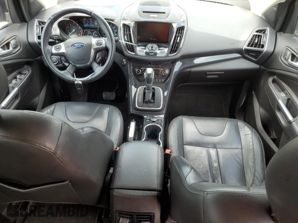 2013 Ford Escape Titanium z VIN 1FMCU0J98DUD37329, wystawiony jako Copart lot #50832495 z przebiegiem 94 386 mil mil oraz Szkoda całkowita • Salvage title. Historia ofert i sprzedaży dostępna na DreamBid. Obrazek 8.