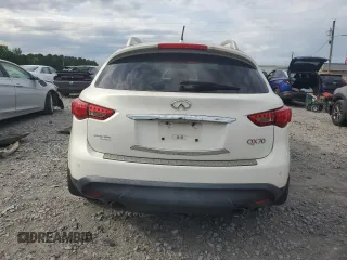 2016 Infiniti QX70 with VIN JN8CS1MU5GM130261, listed as a Copart auction lot 55860435 with Not provided miles and Clean title. Bid and sale history available at DreamBid. Image 6.