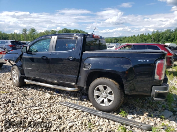 2015 GMC Canyon 4WD SLE with VIN 1GTG6BE34F1252557, listed as a Copart auction lot 61313294 with 16,084 mi miles and Salvage Title. Bid and sale history available at carsss.com. Image 2.