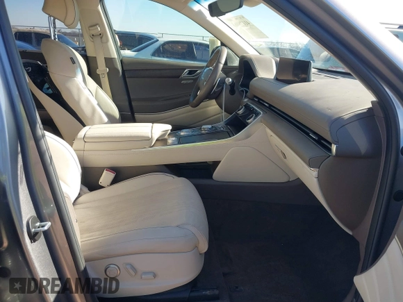 2023 Genesis GV80 with VIN KMUHBDSB2PU121986, listed as a IAAI auction lot 41178066 with Not Provided miles. Bid and sale history available at carsss.com. Image 5.