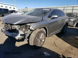 2022 Lexus RX with VIN 2T2JZMAA7NC257707, listed as a Copart auction lot 83791524 with 31,965 mi miles and Salvage Title. Bid and sale history available at carsss.com. Image 1.