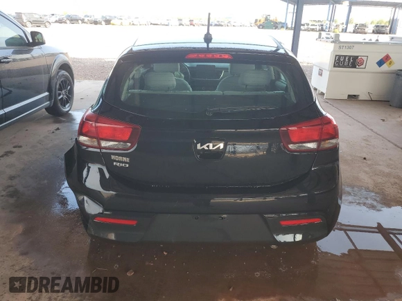 2022 Kia Rio S with VIN 3KPA25AD7NE481988, listed as a Copart auction lot 63875084 with Not Provided miles and Clean Title. Bid and sale history available at DreamBid. Image 6.