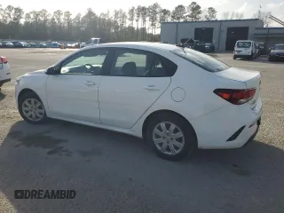 2021 Kia Rio LX with VIN 3KPA24AD6ME420396, listed as a Copart auction lot 46121885 with 53,484 mi miles and Salvage Title. Bid and sale history available at carsss.com. Image 2.
