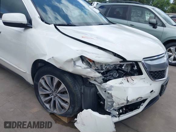2014 Acura MDX Tech Pkg with VIN 5FRYD3H40EB007845, listed as a IAAI auction lot 39664732 with 79,420 mi miles. Bid and sale history available at carsss.com. Image 6.
