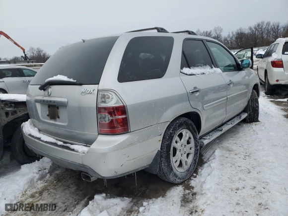2005 Acura MDX Touring with VIN 2HNYD18665H540018, listed as a Copart auction lot 88942935 with 0 mi miles and Salvage Title. Bid and sale history available at carsss.com. Image 3.