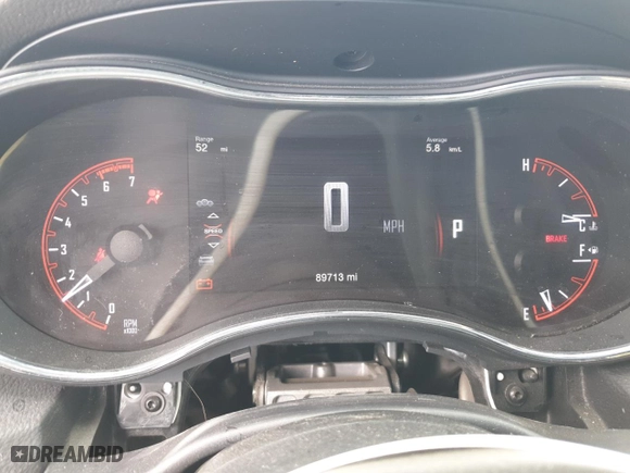 2017 Dodge Durango R/T with VIN 1C4SDHCT2HC953739, listed as a Copart auction lot 43853815 with 89,713 mi miles and Salvage Title. Bid and sale history available at carsss.com. Image 9.