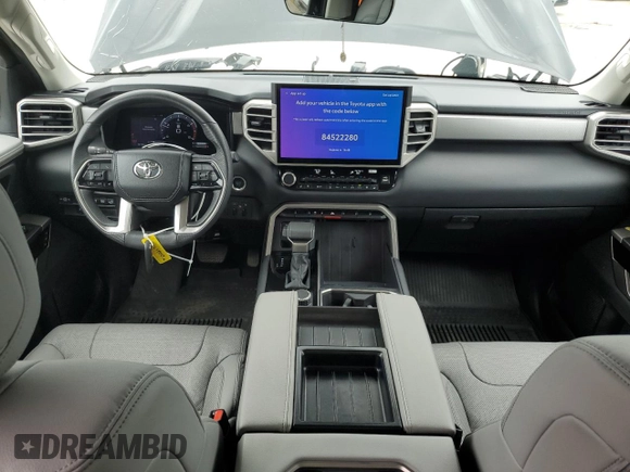 2024 Toyota Tundra Limited с VIN 5TFJA5DB4RX229828, выставлен на аукционе Copart как лот 65431745 с пробегом 10 738 миль миль и Списание • Salvage title. История ставок и продаж доступна на DreamBid. Изображение 8.