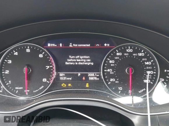 2017 Audi A6 Premium Plus z VIN WAUF2AFCXHN003804, wystawiony jako IAAI lot #41885852 z przebiegiem 59 876 mil mil oraz . Historia ofert i sprzedaży dostępna na DreamBid. Obrazek 7.