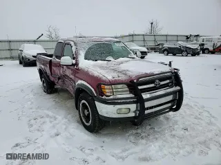 2002 Toyota Tundra SR5 with VIN 5TBBT44162S270417, listed as a Copart auction lot 45382645 with 185,437 mi miles and Salvage Title. Bid and sale history available at carsss.com. Image 11.