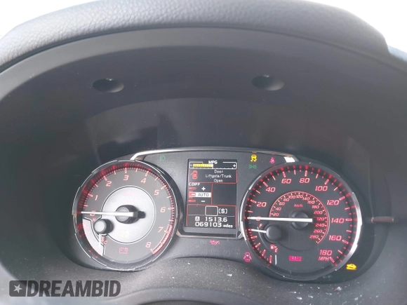2015 Subaru WRX STI z VIN JF1VA2P65F9824661, wystawiony jako IAAI lot #42623315 z przebiegiem 69 103 mil mil oraz . Historia ofert i sprzedaży dostępna na DreamBid. Obrazek 7.