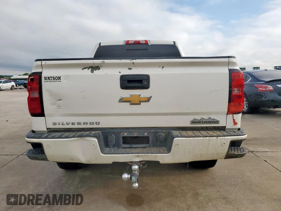 2014 Chevrolet Silverado 1500 High Country with VIN 3GCUKTEC1EG558698, listed as a Copart auction lot 56175675 with 198,051 mi miles and Clean Title. Bid and sale history available at DreamBid. Image 6.