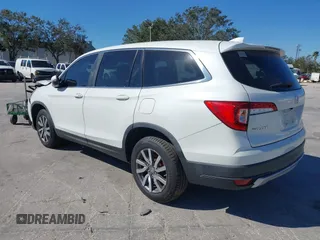 2020 Honda Pilot EX-L with VIN 5FNYF5H50LB020477, listed as a IAAI auction lot 40950652 with 1 mi miles. Bid and sale history available at carsss.com. Image 3.